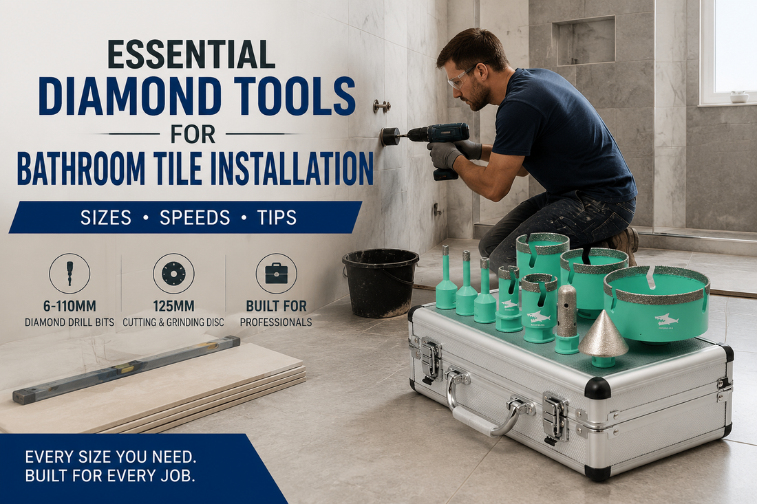 2026 Essential Diamond Tools for Bathroom Tile Installation: Drill Bit Sizes, Cutting Blades & Professional Tips