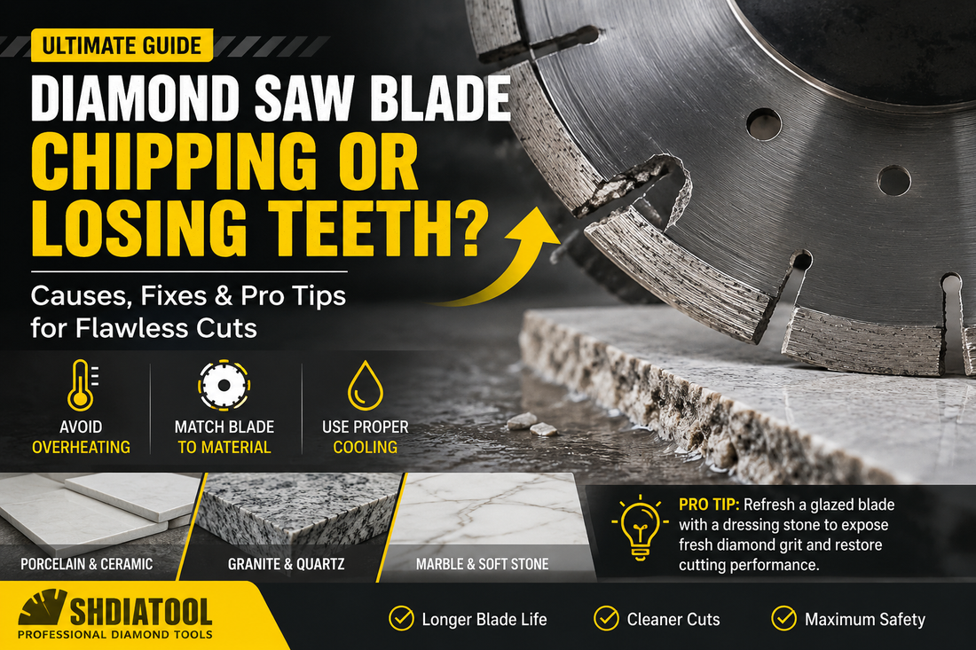 Why Is My Diamond Saw Blade Chipping or Losing Teeth? Causes, Fixes & Pro Tips (2026)