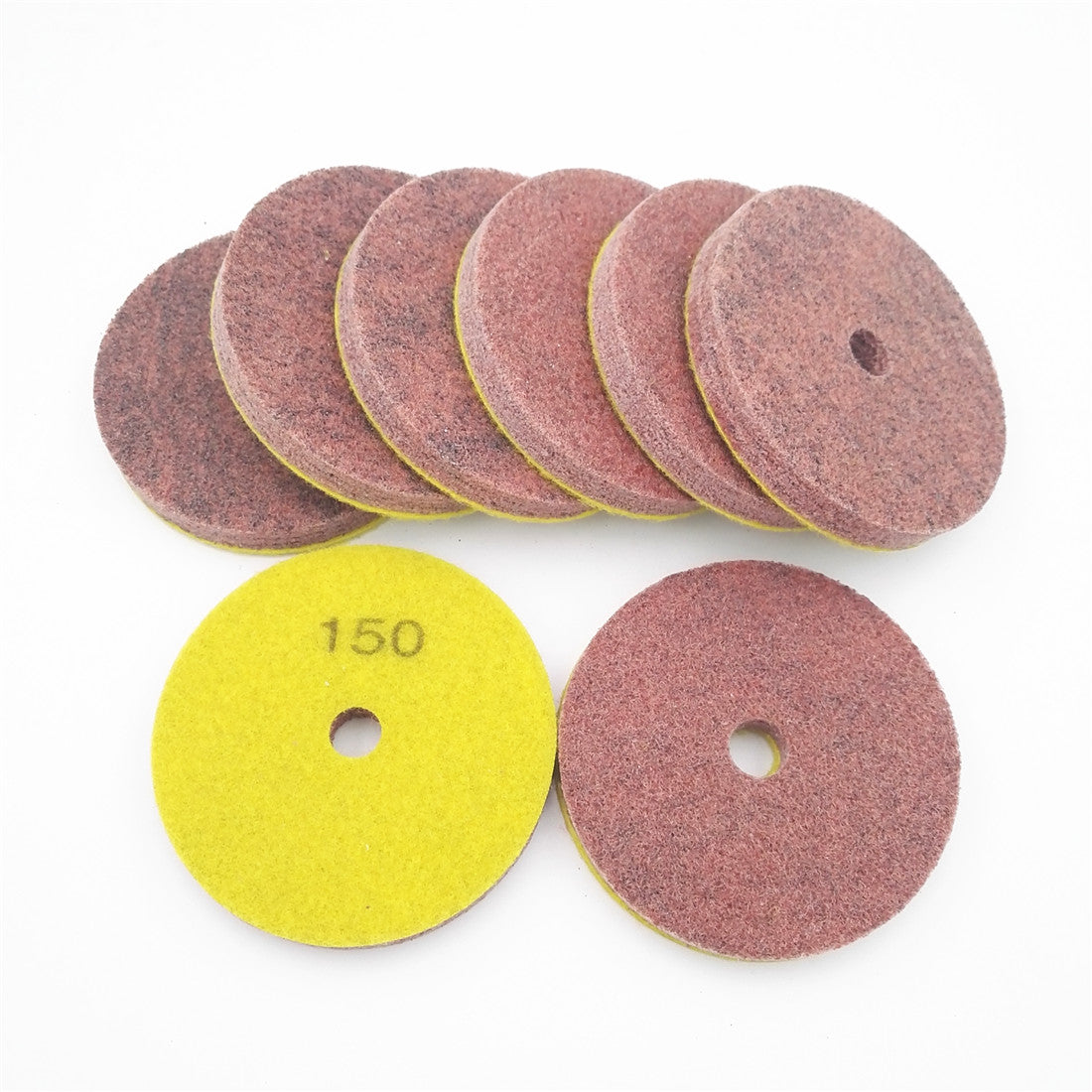 4" Schwammfaser-Polierpads für Marmor und weichere Steine