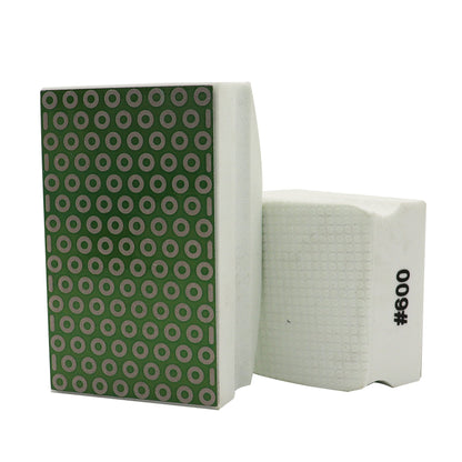 Diashark #50-800 Grit Diamond Hand Electroplated Polishing Pad for Granite Marble Glass Concrete