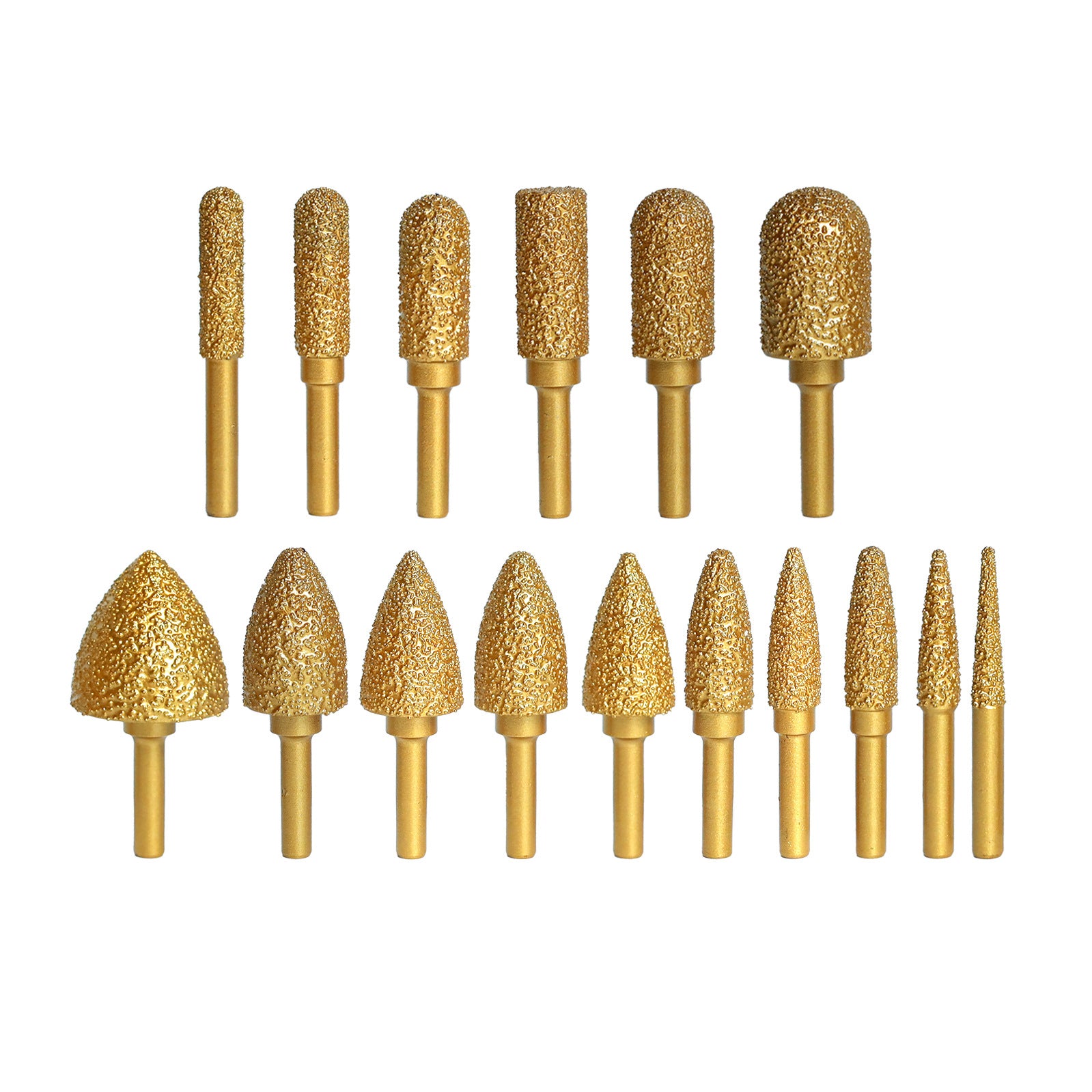 Diashark CNC Diamond Engraving Router Bit Stone Milling Cutter Engraver Marble Granite Tool Blades Carving Knife