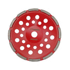 Diashark Concrete Turbo Row Diamond Grinding Cup Wheel Hard Masonry Marble Weld Turbo Cup Disc Fits 7/8 Inch Arbor from 4" to 7"