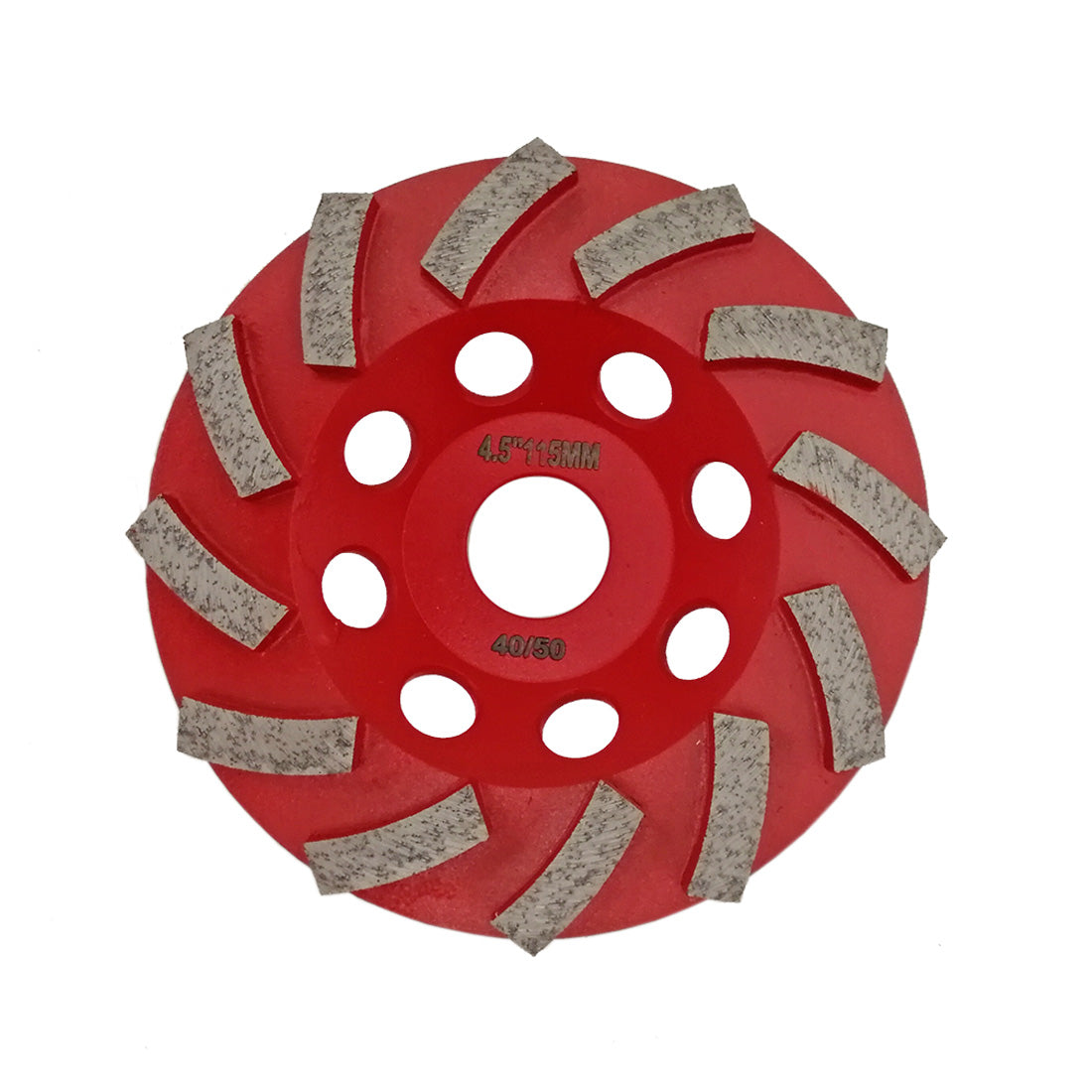 Diashark Concrete Turbo Row Diamond Grinding Cup Wheel Hard Masonry Marble Weld Turbo Cup Disc Fits 7/8 Inch Arbor from 4" to 7"