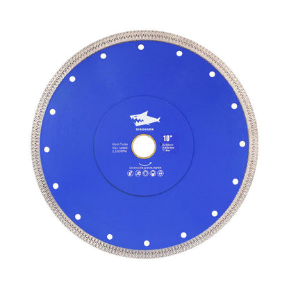 DIASHARK 4"-14" X Mesh Turbo Diamond Blade Cutting for Tile Ceramic Porcelain Marble