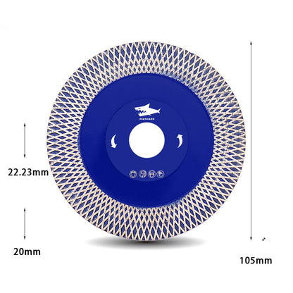 Diashark 4 Zoll/4,5 Zoll/5 Zoll X Mesh Turbo Sägeblatt Diamantfräser Fliesen Keramik Marmor Stein