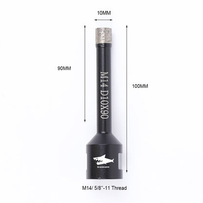 Diashark Diamond Drill Core Bit Laser Welded 6-35mm for Hard Stone Concrete Granite