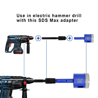 DIASHARK SDS Plus auf SDS Max Bohrfutteradapter Anschlusszubehör Bohrer Konverter Hammer