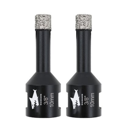 DIASHARK 2pcs 6/8/10/13/16mm 5/8''-11 Diamond Core Drill Bits for Porcelain Tile Ceramic Granite