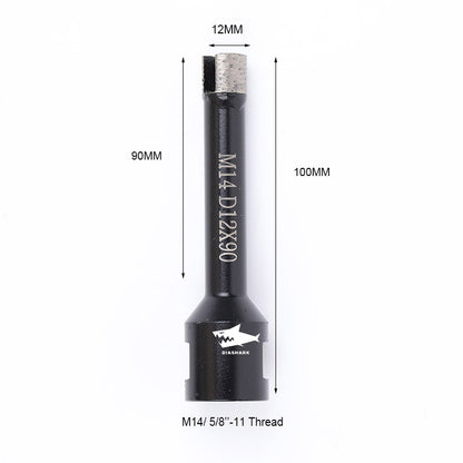 Diashark Diamond Drill Core Bit Laser Welded 6-35mm for Hard Stone Concrete Granite