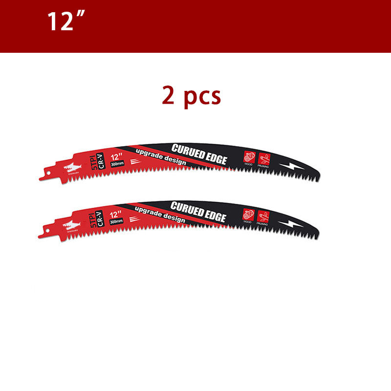 DIASHARK 2/3/5pcs 10”/12”/15" Japanese Teeth Reciprocating Saw Blade 5TPI for Wood Pruning Tree Trimming Wood Cutting with Storage Box
