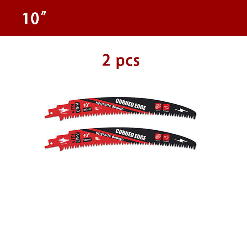 DIASHARK 2/3/5pcs 10”/12”/15" Japanese Teeth Reciprocating Saw Blade 5TPI for Wood Pruning Tree Trimming Wood Cutting with Storage Box