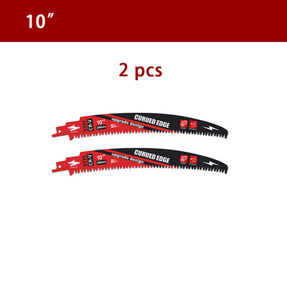 DIASHARK 2/3/5pcs 10”/12”/15" Japanese Teeth Reciprocating Saw Blade 5TPI for Wood Pruning Tree Trimming Wood Cutting with Storage Box