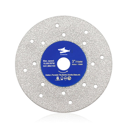 Diashark 75/115/125mmcs Porous Widened Cutting Blade  Ultra-Thin Disc Porcelain Tile Marble Glass Granite