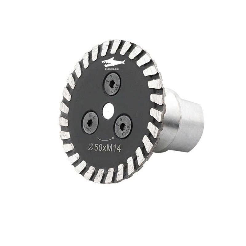 Diashark M14 Gewinde Schmale Turbo-Diamanttrennscheiben zum Schneiden von Granit