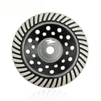 Diashark 5"/7"Turbo Row Diamond Grinding Cup Wheel for Concrete Granite Marble Masonry