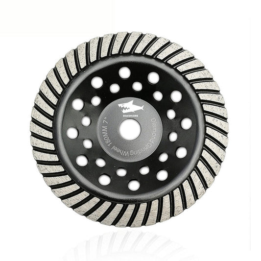 Diashark 5"/7" Turbo Row Diamond Grinding Cup Wheel for Concrete Granite Marble Masonry