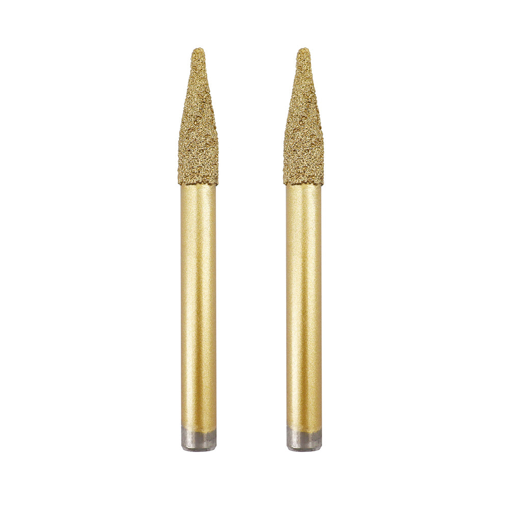 Diashark CNC Diamond Engraving Router Bit Stone Milling Cutter Engraver Marble Granite Tool Blades Carving Knife