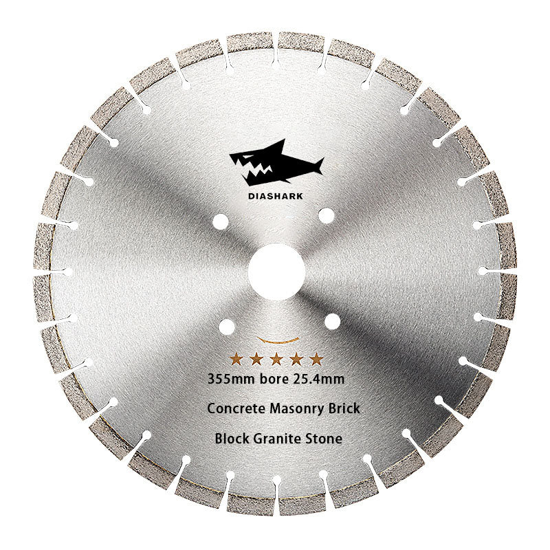 Diashark 14"355mm Diamond Saw Blade for Concrete Masonry Brick Block Granite Stone