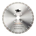 Diashark 14"355mm Diamond Saw Blade for Concrete Masonry Brick Block Granite Stone