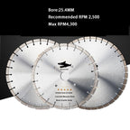 Diashark 14"355mm Diamond Saw Blade for Concrete Masonry Brick Block Granite Stone
