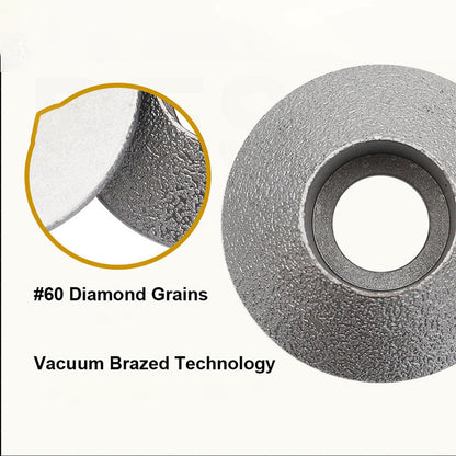 DIASHARK 3 inch Diamond 45 degree bevel Grinding Wheel 75MM for Marble Ceramic Stone