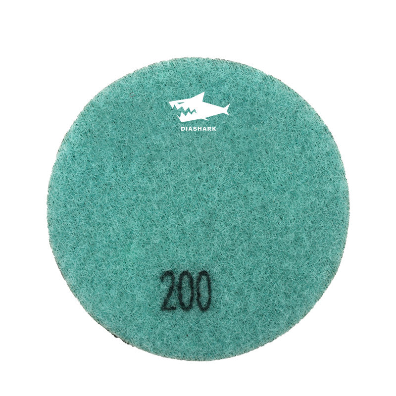 DIASHARK 6pcs/9pcsDiamond Concrete Polishing Pads Sanding Discs for Concrete Floor Dia 3"/80MM