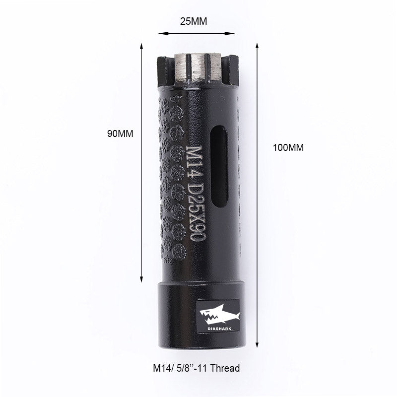 Diashark Diamond Drill Core Bit Laser Welded 6-35mm for Hard Stone Concrete Granite
