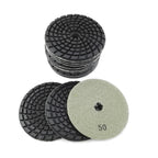 Diashrk 4" Concrete Wet Diamond Polishing Pads Polishing  Concrete 9/12pcs