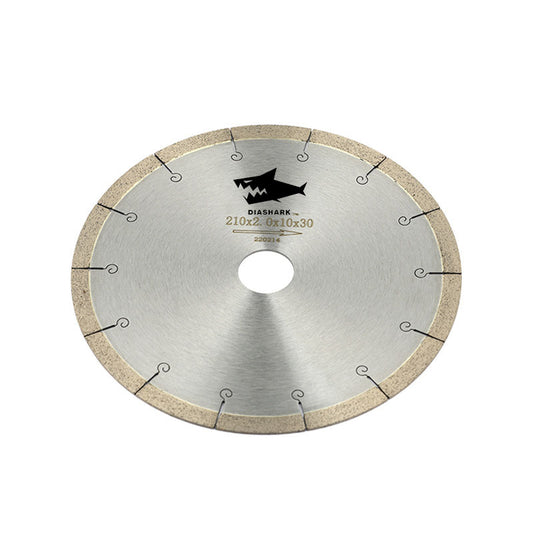 Diashark Nassschneidblatt J-Nut durchgehender Rand 2Stück 8"10"12"14" zum Schneiden von Keramik und Marmor