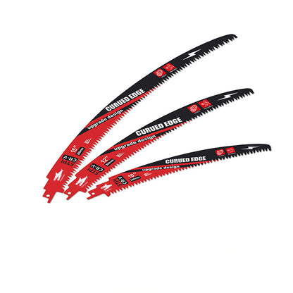 DIASHARK 2/3/5pcs 10”/12”/15" Japanese Teeth Reciprocating Saw Blade 5TPI for Wood Pruning Tree Trimming Wood Cutting with Storage Box