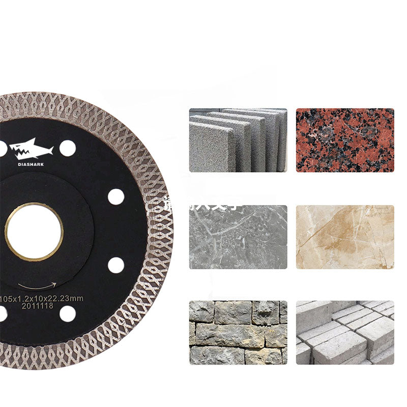Diashark 4"4.5"5"7"8"9"10" 12"14" X Mesh Turbo Diamond Blade for Tile Ceramic Marble