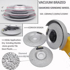 Diashark 4/4.5/5inch Diamond Grinding Cup Wheel for Granite Marble Masonry Convex