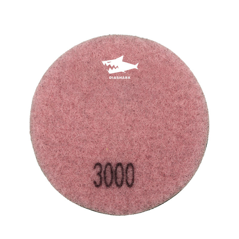DIASHARK 6pcs/9pcsDiamond Concrete Polishing Pads Sanding Discs for Concrete Floor Dia 3"/80MM