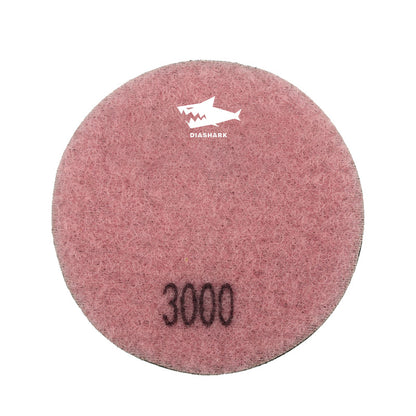 DIASHARK 6pcs/9pcs Discos de pulido de hormigón con diamante, lijado de suelos de hormigón, diámetro 3"/80MM