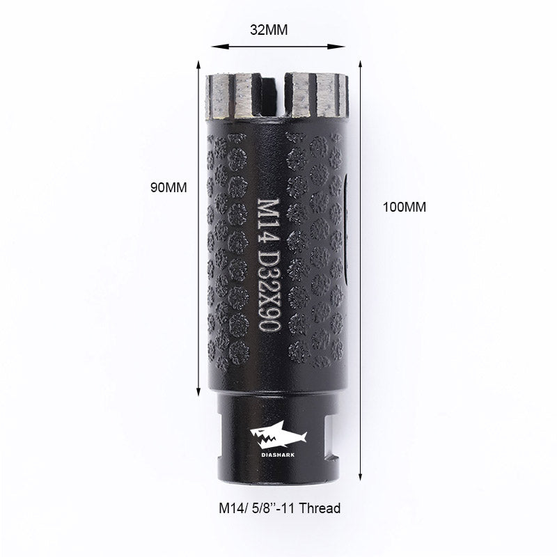 Diashark Diamond Drill Core Bit Laser Welded 6-35mm for Hard Stone Concrete Granite