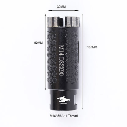 Diashark Diamond Drill Core Bit Laser Welded 6-35mm for Hard Stone Concrete Granite