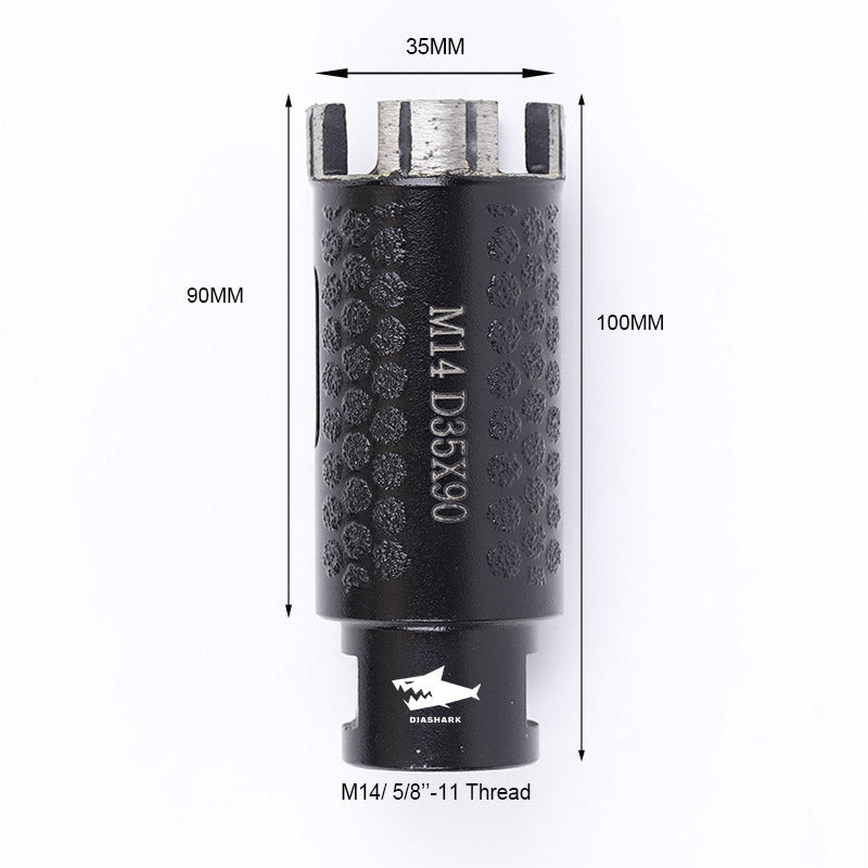 Diashark Diamond Drill Core Bit Laser Welded 6-35mm for Hard Stone Concrete Granite