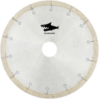 Diashark Wet Blade J-Slot Continuous Rim 2pcs 8"10"12"14"Cutting Ceramic Marble