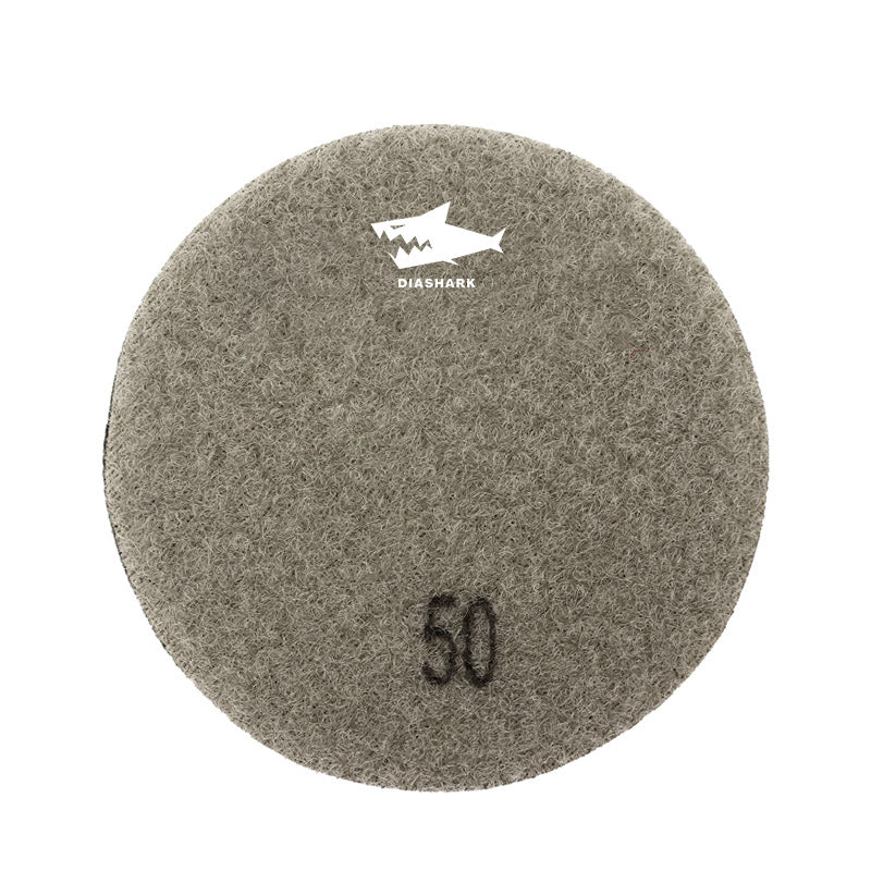 DIASHARK 6pcs/9pcs Discos de pulido de hormigón con diamante, lijado de suelos de hormigón, diámetro 3"/80MM