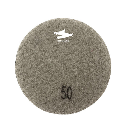 DIASHARK 6pcs/9pcs Discos de pulido de hormigón con diamante, lijado de suelos de hormigón, diámetro 3"/80MM