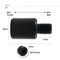 Adaptador de rosca M14 5/8"-11 M10 DIASHARK para brocas Convertidor de conexión para muelas abrasivas