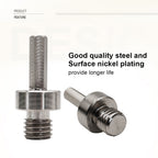 DIASHARK 2PCS Core Drill Bit Adapter 5/8''-11 thread to 3/8" Hexagon Shank