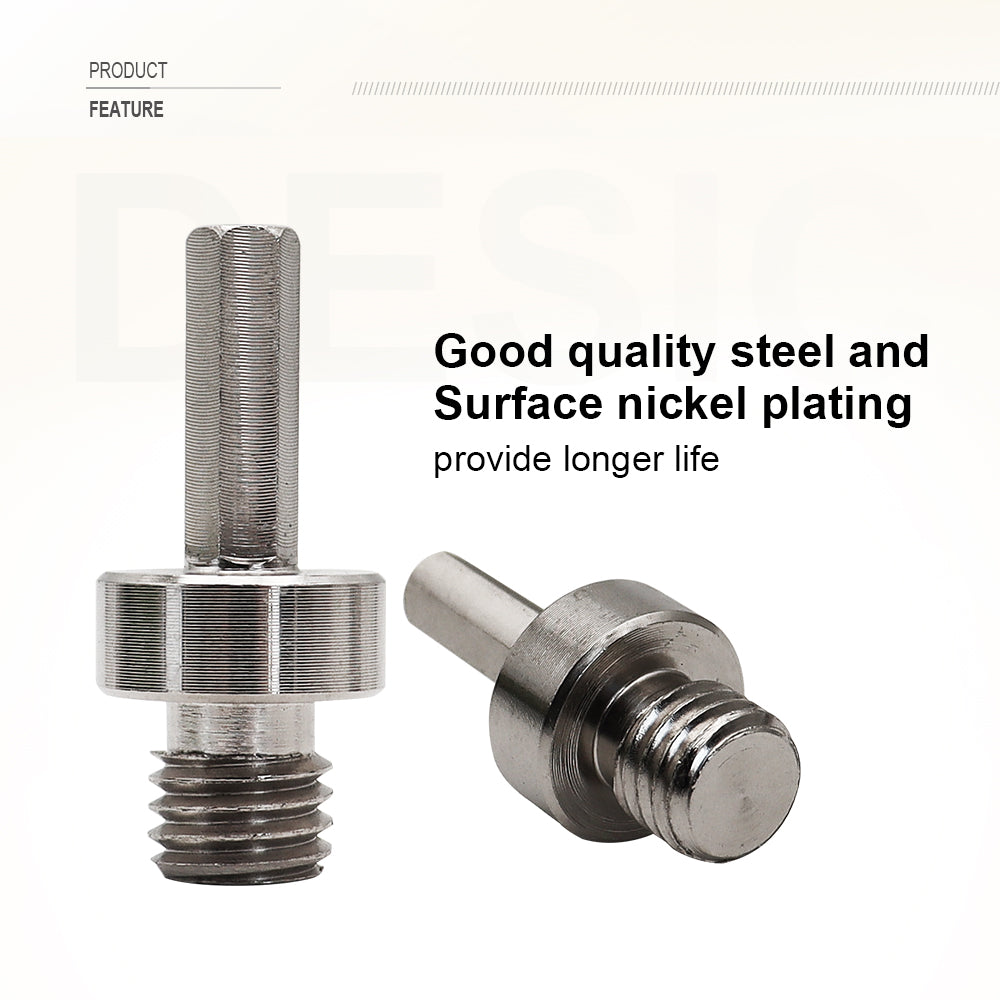 DIASHARK 2PCS Core Drill Bit Adapter 5/8''-11 thread to 3/8" Hexagon Shank
