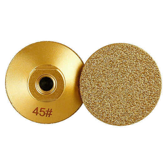 Diashark 2 inch Vacuum Brazed Flat Grinding Wheel for Granite Marble Concrete