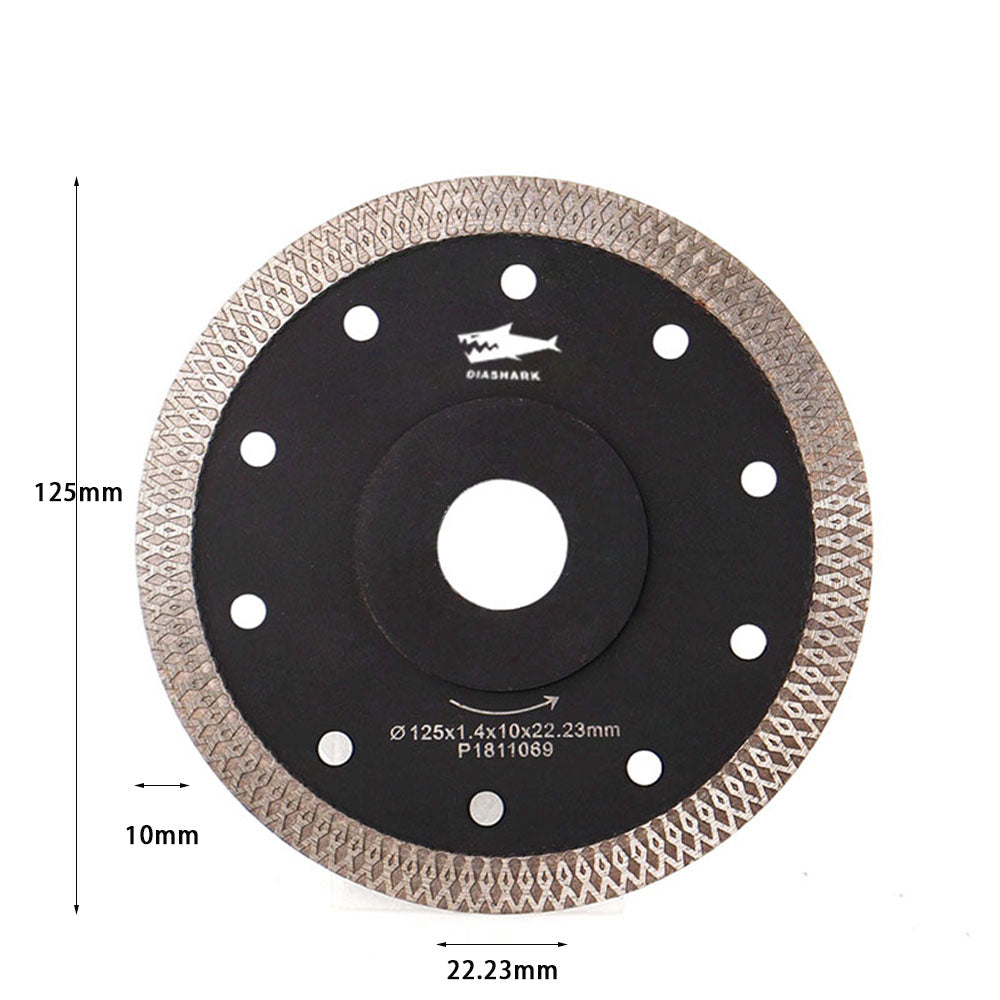 Diashark 4"4.5"5"7"8"9"10" 12"14" Hoja de Diamante Turbo de Malla X para Azulejos Cerámicos Mármol