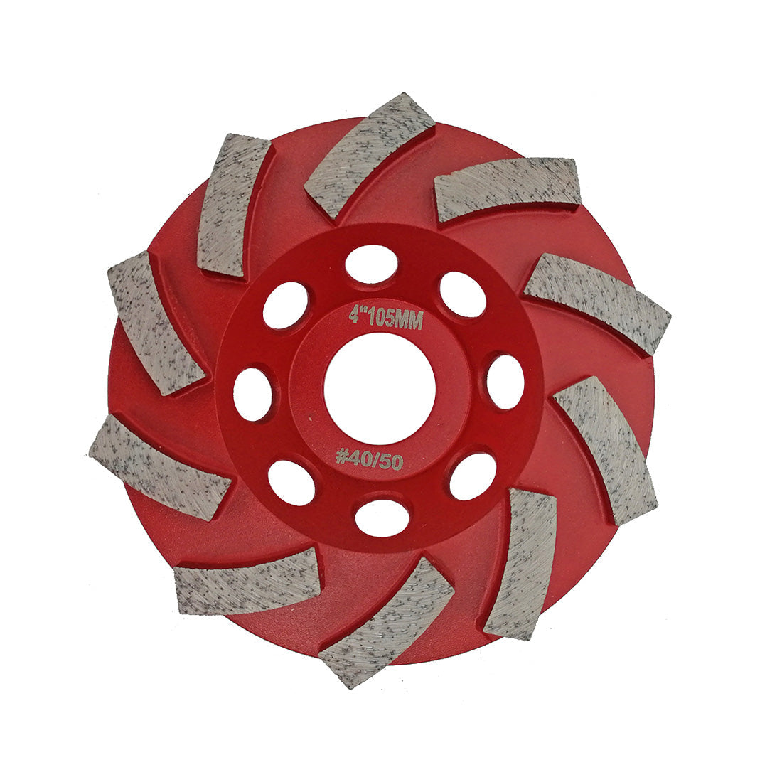 Diashark Concrete Turbo Row Diamond Grinding Cup Wheel Hard Masonry Marble Weld Turbo Cup Disc Fits 7/8 Inch Arbor from 4" to 7"