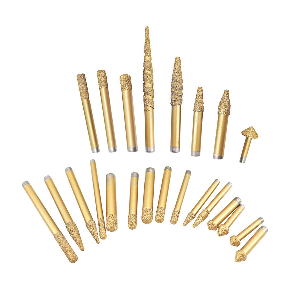 Diashark CNC Diamond Engraving Router Bit Stone Milling Cutter Engraver Marble Granite Tool Blades Carving Knife
