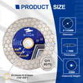 Diashark Saw Blade 5pcs 4/4.5/5 Inchs Cutting Grinding Ceramic Granite Marble