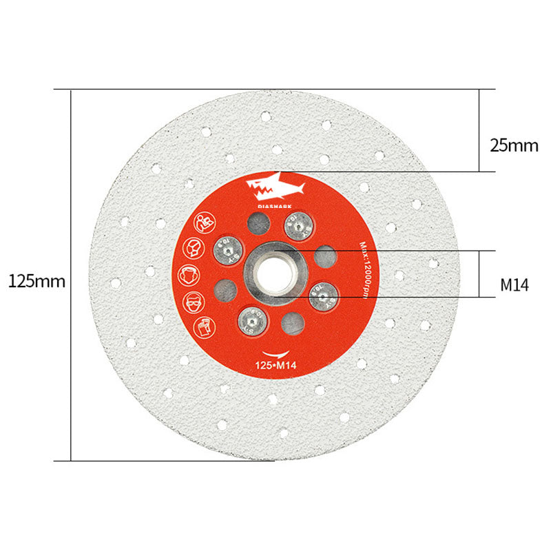 Diashark M14 Flange Diamond Cup Wheel for Cutting & Grinding