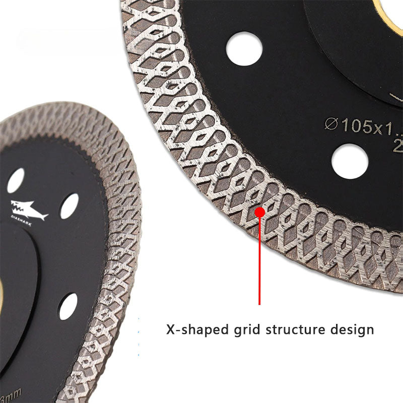 Diashark 4"4.5"5"7"8"9"10" 12"14" X Mesh Turbo Diamond Blade for Tile Ceramic Marble